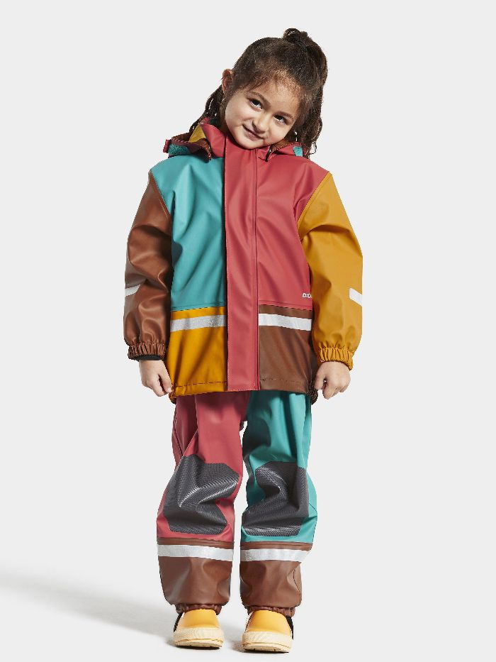 Didriksons rudeninis kombinezonas (su pašiltinimu) Boardman Multi Colour Kid’s Set
