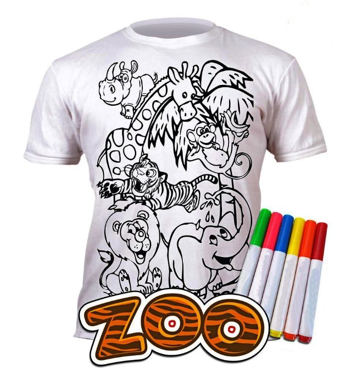 Spalvinami marškinėliai „Zoologijos sodas”, 3-11 metų