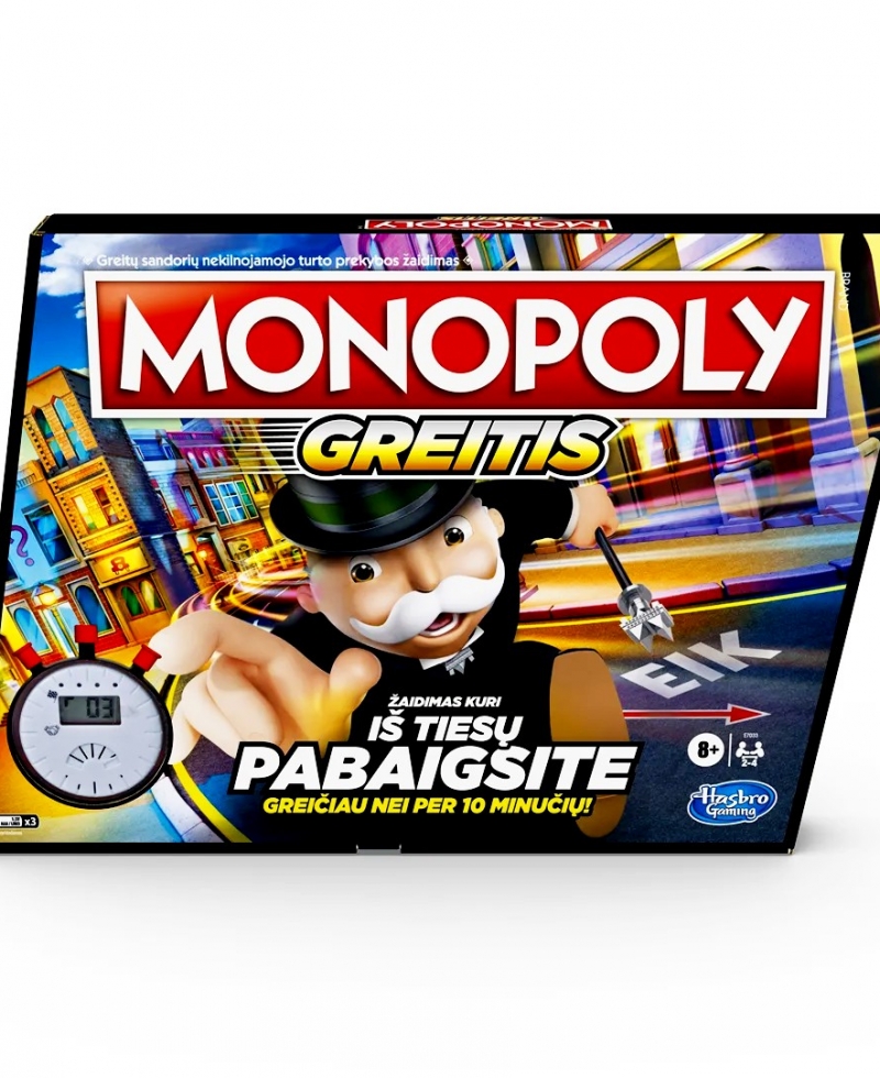 Žaidimas “Monopolis Greitis”, 8+